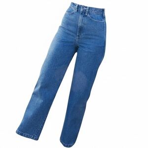 Classic High Rise Blue Denim Jeans